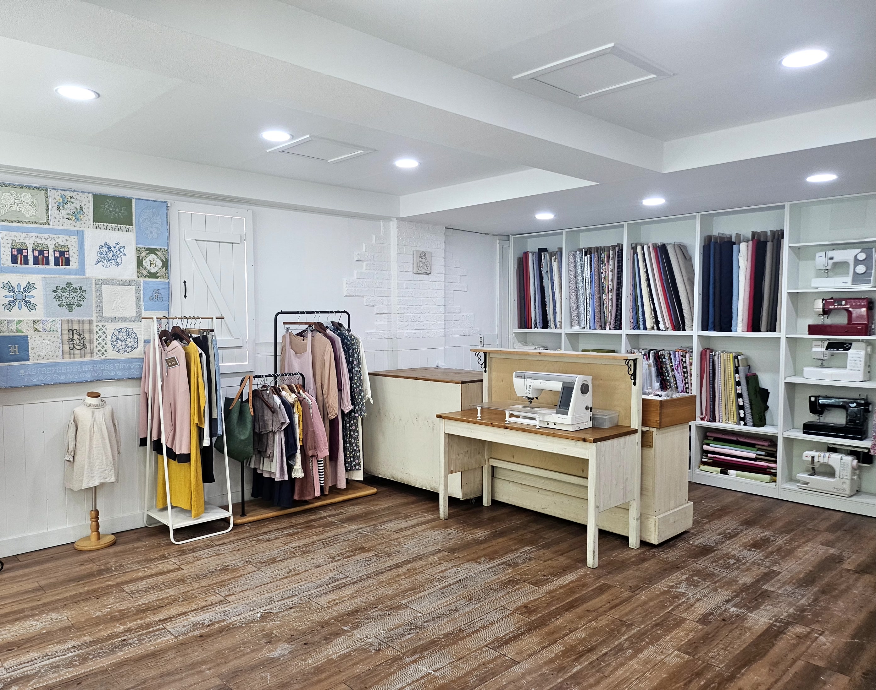 바느질 공방 인테리어